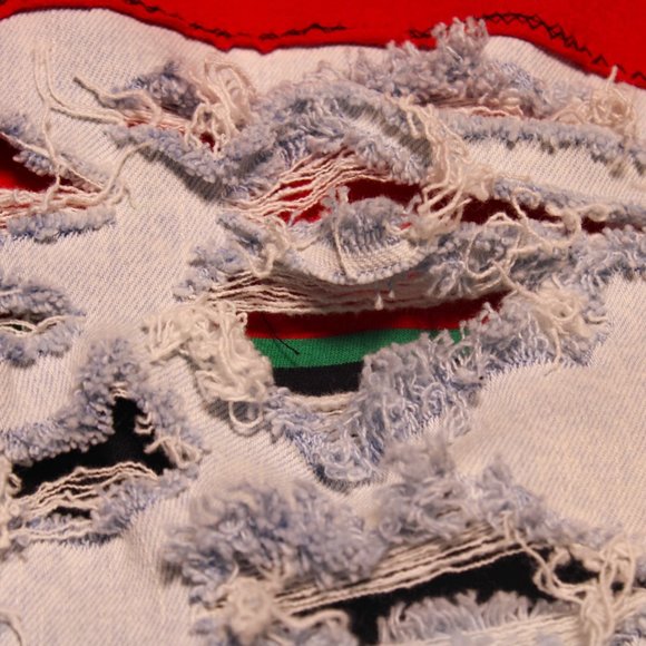 1 of 1 Coca - Cola Jean Jacket Handmadw - Picture 2 of 9